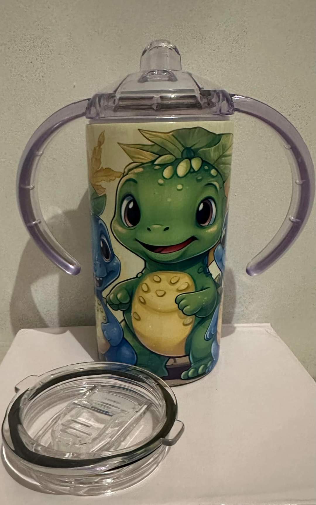 Baby Dino sippy cup